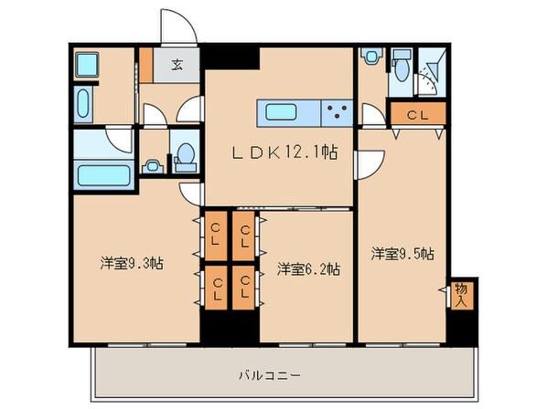 さくらHills NISHIKI Pla Reの物件間取画像